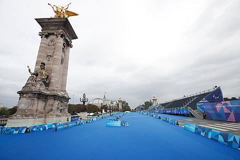 View of the Alexandre III bridge